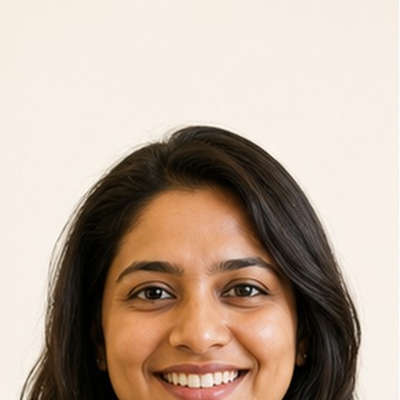 Fictional portrait of Priya Menon