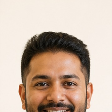 Fictional portrait of Arjun Patel