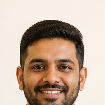 Fictional portrait of Vikram Rao